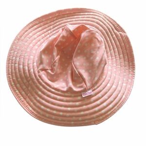 Ruffle Butts Pink reversible sun hat/ pool hat